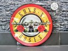 GUNS N ROSES Welcome To The Jungle Vintage RED Picture Disc Vinyl HYPE STICKER
