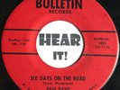 Bopper 45 PAUL DAVIS Six Days On The Road / Yankee Girl BULLETIN Rockabilly HEAR