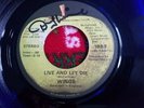 The Beatles Paul McCartney Apple 45 record LIVE & LET DIE autograph Denny Laine
