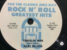 REPRO 78 - TRAVELIN' MAN CHARTED #1 & BE BOP BABY - RICKY NELSON