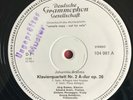 UNPLAYED DGG 104981 WHITE TEST PRESS-JOHANNES BRAHMS-Klavierquartett- JÖRG DEMUS