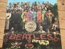 THE BEATLES Sgt Pepper UK Black/Yellow Parlophone Stereo Vinyl LP -1/-1