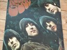 THE BEATLES Rubber Soul 1965 UK Black/Yellow Parlophone Mono Vinyl LP -4/-4