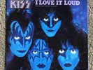 KISS I LOVE IT LOUD 45 RPM RECORD CASABLANCA AUCOIN 1982 7” NOT LP