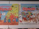 Vintage Christmas with the Chipmunks  Vinyl Record Albums Volumes 1  & 2