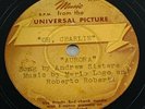 ANDREWS SISTERS 78rpm record 1941 Universal Pictures HOLD THAT GHOST Aurora