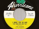 Chicano Sweet Soul 45 THE CHARMS (TOMMY G) I Want You So Bad HURRICANE Hear mp3