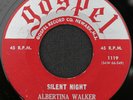 Albertina Walker-Silent Night/The Christmas Song-Gospel 1119- Caravans-Rare-Hear