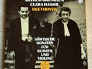 HASKIL, GRUMIAUX violin sonatas BEETHOVEN 1stPress PHILIPS STEREO 4LP Box MINT