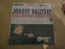 JOHNNY HALLYDAY 33 T VINYLE POCHETTE STEREO  SINGS AMERICA' S