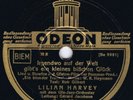 78 rpm LILIAN HARVEY Irgendwo Auf Der Welt... German 1932 Willy Fritsch Odeon