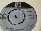 Blonde on blonde - all day all night - pye UK 7
