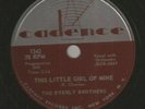 ROCKABILLY 78 -EVERLY BROTHERS - THIS LITTLE GIRL OF MINE-HEAR 1958 CADENCE1342