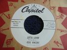 Gene Vincent - Lotta Lovin' 1957 USA 45 CAPITOL DJ/PROMO