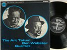 The Art Tatum Ben Webster Quartet- Vinyl LP - UK Verve Mono VG+ Jazz