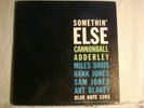 LP - CANNONBALL ADDERLEY-MILES DAVIS-SOMETHIN' ELSE-63RD -RVG-P-MONO-DG-NO R-9M
