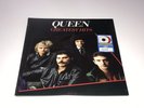 Queen Greatest Hits Limited Red & White Vinyl Record Brian May Freddie Mercury