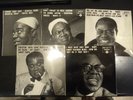 VERY RARE SET 5 Louis Armstrong 60th Birthday French 45s w/ amazing PS 7
