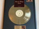 Uriah Heep Live 1973 Vinyl Gold Metallized Record Mounted In Frame