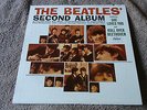 THE BEATLES - SECOND ALBUM - BLACK COLOR BAND - VINYL LP    NEAR MINT-