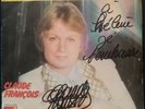 CLAUDE FRANÇOIS Superbe Dedicace /'Autographe Disques FLÈCHE 45 tours