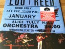 RSD Black Friday 2020: LOU REED Live At Alice Tully Hall, ltd 2xLP 12
