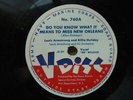 V Disc 760 Louis Armstrong Billie Holiday Do You Know What it Means to Miss EE-