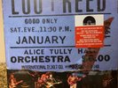 LOU REED LIVE AT ALICE TULLY HALL 2LP RSD BLACK FRIDAY 2020 Colored vinyl