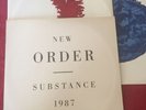 New Order Substance Embossed  Two -LP vinyl  First Press UK FACTORY 200 Ex +