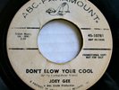 JOEY GEE  Don't Blow Your Cool  ABC-PARAMOUNT 1966 Northern Soul 45 Promo