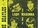THE BEATLES 45 LADY MADONNA+PS BELGIUM RARE 1968