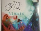 ALANIS MORISSETTE SIGNED JAGGED LITTLE PILL CLEAR VINYL RECORD LP AUTOGRAPHED