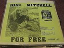 JONI MITCHELL FOR FREE RECORDED LIVE LP MIDNITE RECORDS VG+ TMOQ