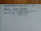DEPARTMENT S IS VIC THERE? FRENCH VERSION GOING LEFT RIGHT RARE VINYL ACETATE