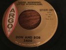 DON AND BOB   GOOD MORNING LITTLE SCHOOL GIRL / I'M LOST   ORIGINAL PROMO COPY