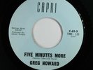 GREG HOWARD Rockabilly 45rpm I'm Sorry Too b/w Five Minutes More HEAR