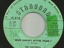 DOOWOP R&B bw JUMP- CHESTNUTS - WHO KNOWS BETTER THAN I -HEAR -1957 STANDORD 100