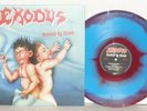 EXODUS Bonded By Blood Blue Red Blend LP VG+ Plays Well HRR 364 Thrash Metal