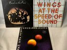 3 WINGS Vinyl LP Lot- PAUL MCCARTNEY BAND ON THE RUN AT THE SPEED OF SOUND