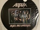 ANTHRAX Armed And Dangerous USED LIMITED EDITION PICTURE DISC - UK IMPORT 1985