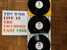 The Who Live at Fillmore East 1968 Vinyl Trifold 3 LP EX
