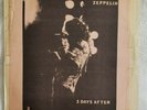 led zeppelin 3 days after bootleg unauthorized Vinyl excellent. sleeve so so.