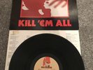 Metallica. Kill 'Em All. Vinyl Album Record. 1983. Music For Nations. MFN 7.