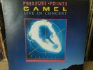 RARE Camel - Pressure Points Live In Concert USED Vinyl LP JAPAN w Insert Poster