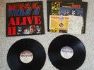Vintage KISS Alive II Vinyl Record Album NBLP-7076 Misprint W/ Book Tattoos Etc