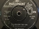 India THE BEATLES I'll Follow The Sun 45 Words of Love 7
