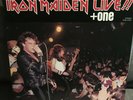 IRON MAIDEN-LIVE +ONE-JAPAN EDITION RARE LIVE VINYL HEAVY METAL LP
