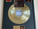 Bon Jovi New Jersey 1988 Vinyl Gold Metallisierte Schallplatte im Rahmen...