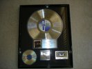 ROXETTE  Look Sharp  Platinum RIAA Sales Award  circa 1989  near MINT