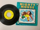 Vintage Mighty Mouse 45 RPM Record, Rare Blue Color